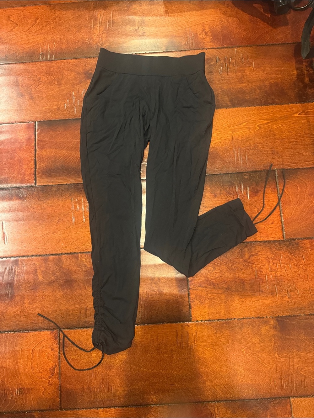 Black Columbia Drawstring Jogger Pants